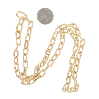 David Yurman Madison 20" Chain Necklace Fancy Chain Necklace Yellow Gold