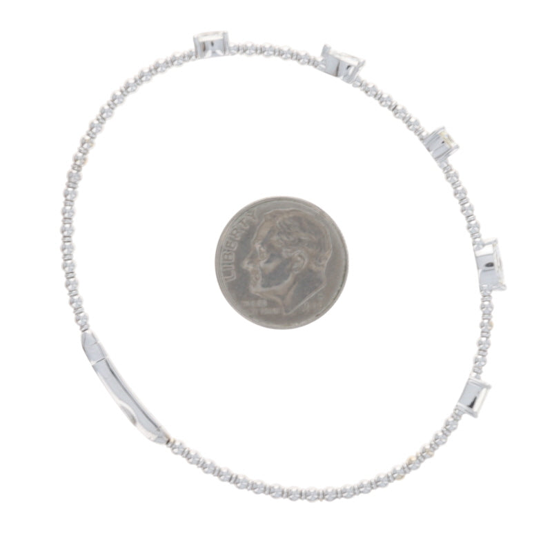 1.25ctw Diamond Bracelet White Gold