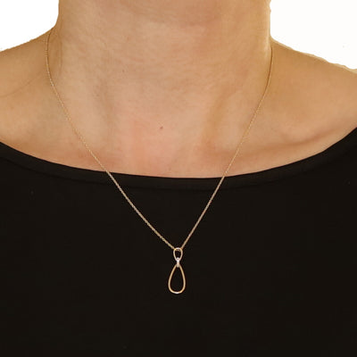 Diamond Pendant Necklace Yellow Gold