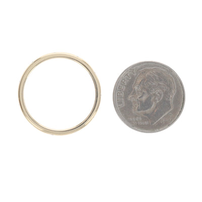 Diamond Band Yellow Gold
