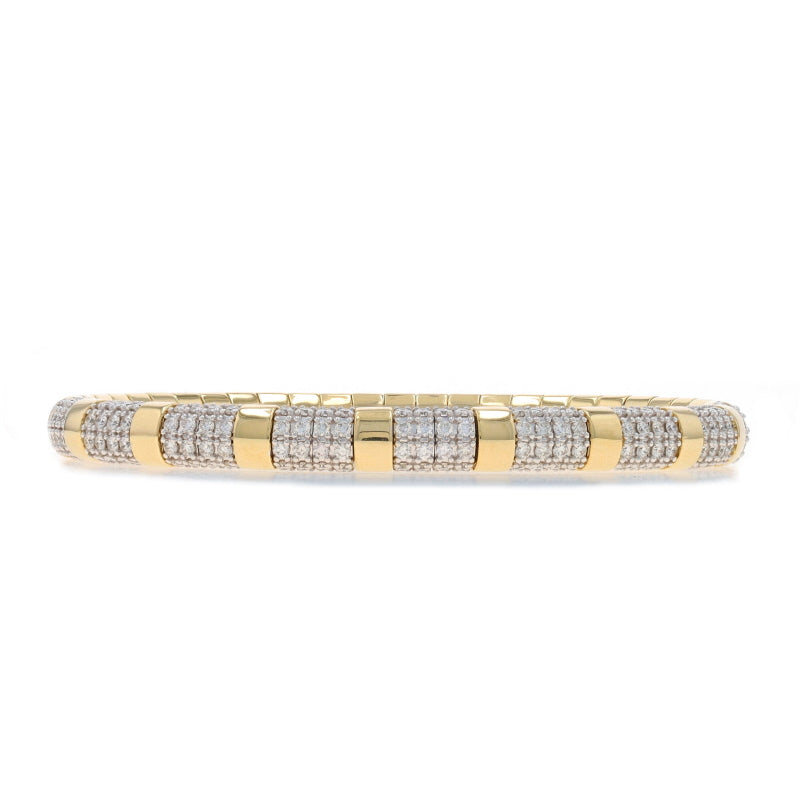 1.91ctw Diamond Bracelet Yellow Gold