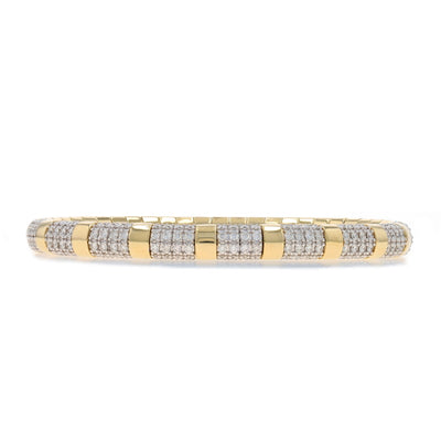 1.91ctw Diamond Bracelet Yellow Gold