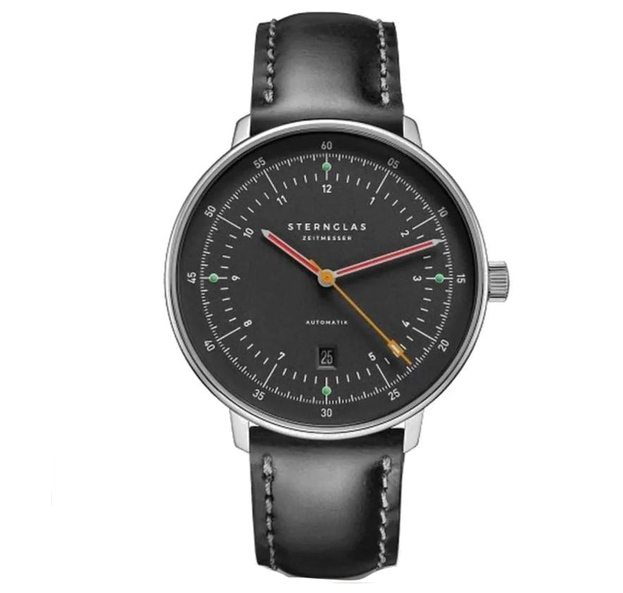 Sternglas Hamburg Men's Watch S02-HH39-BR02 Stainless Steel Automatic