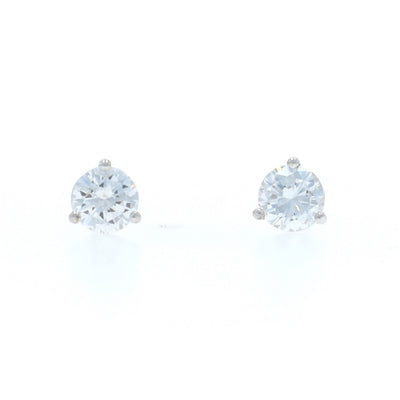 .57ctw Diamond Earrings White Gold