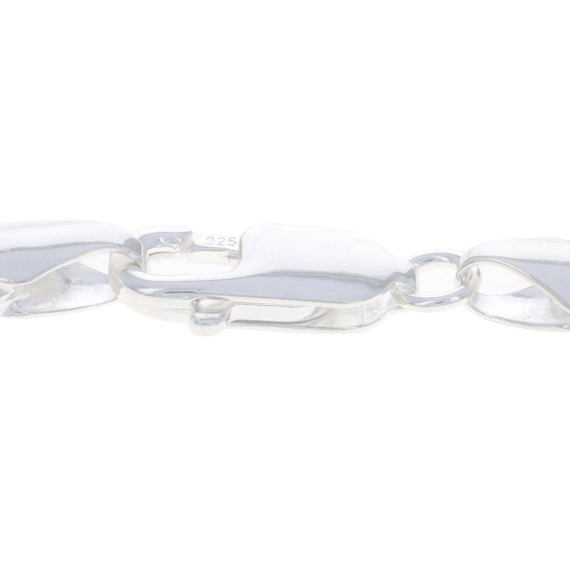 Men's Curb Chain Necklace Sterling Silver