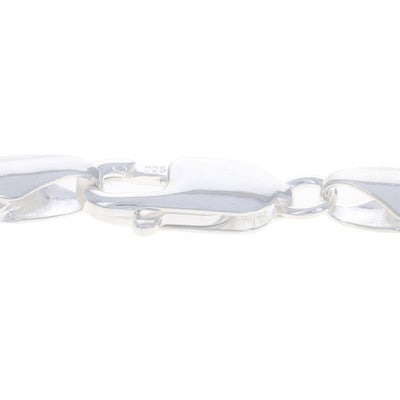 Men's Curb Chain Necklace Sterling Silver