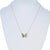 Abalone and Diamond Pendant Necklace Yellow Gold