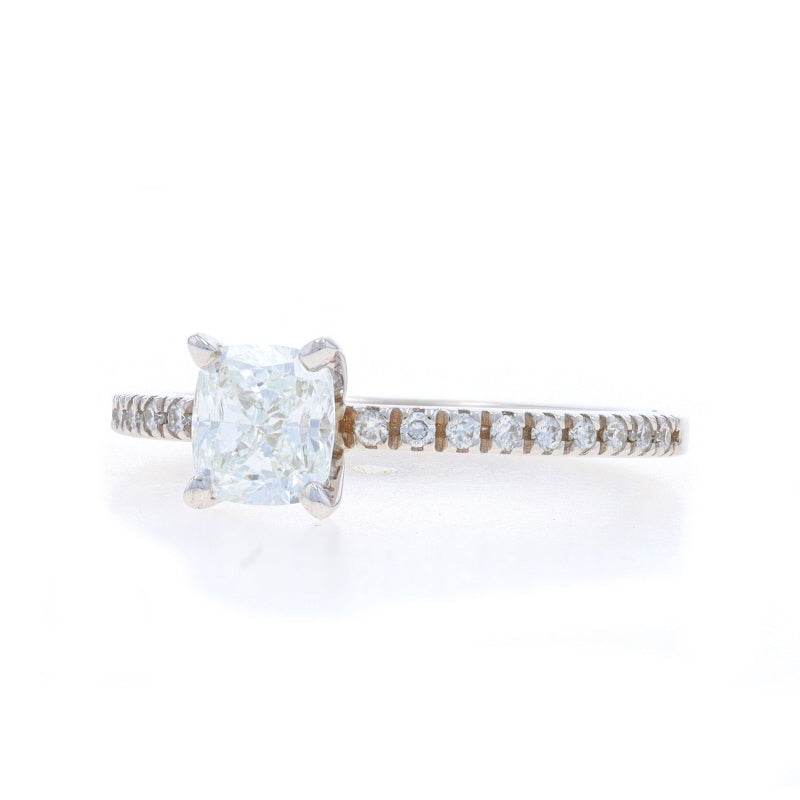 1.08ctw Diamond and Diamond Ring White Gold