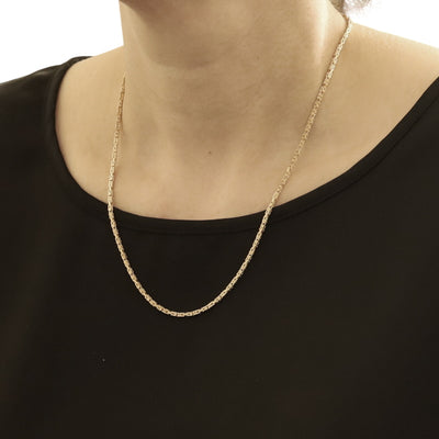 Byzantine Chain Necklace Yellow Gold