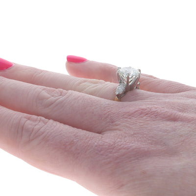 3.93ctw Diamond and Diamond Ring Yellow Gold