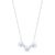 Galatea .12ctw Cultured Pearl and Diamond Pendant Necklace White Gold