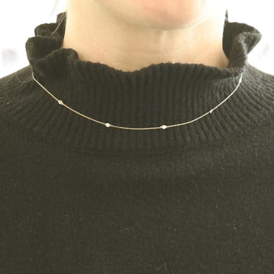 .50ctw Diamond Women's Diamond by the Yard Necklace Yellow Gold