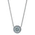 1.14ctw Diamond and Diamond Pendant Necklace White Gold