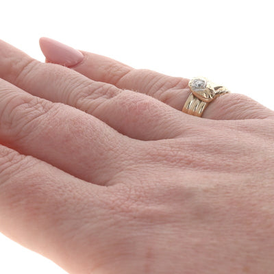 Diamond Women's Band Yellow Gold
