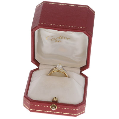 Cartier Diamond Women's Ring Yellow Gold