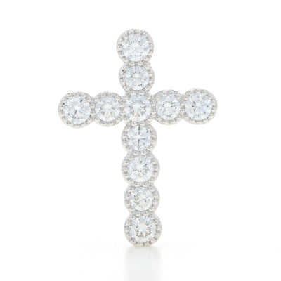 .62ctw Diamond Pendant White Gold