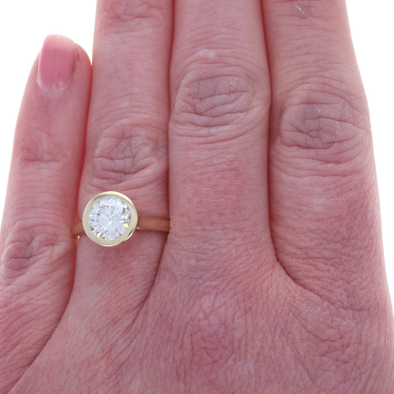 1.76ct Diamond Ring Yellow Gold