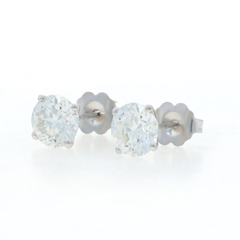 2.02ctw Diamond Women's Earrings White Gold