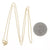 Cable Chain Necklace Yellow Gold