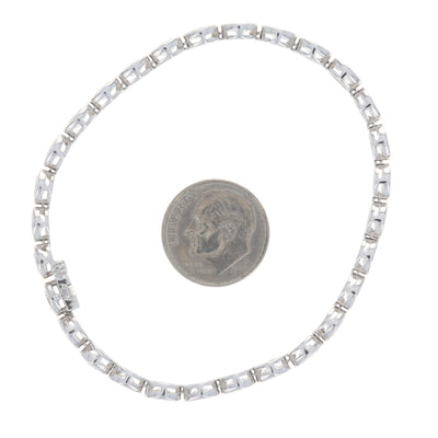 7.07ctw Diamond Bracelet White Gold