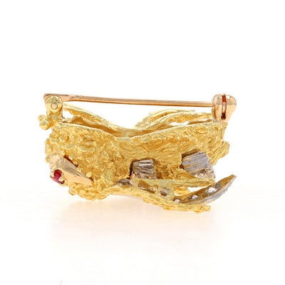 .84ctw Diamond and Ruby Yellow Gold