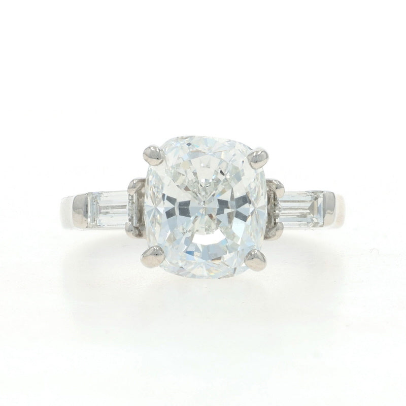 4.56ctw Diamond Ring Platinum