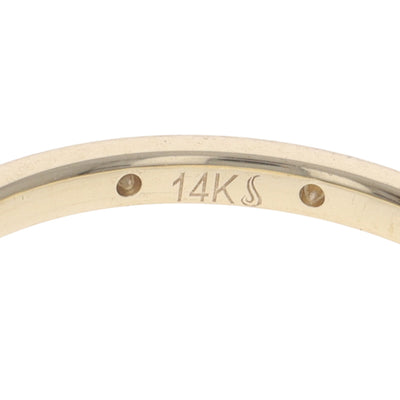 Diamond Band Yellow Gold