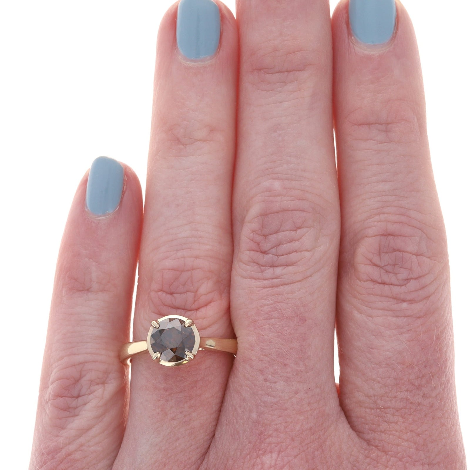 1.63ct Diamond Women's Ring Yellow Gold
