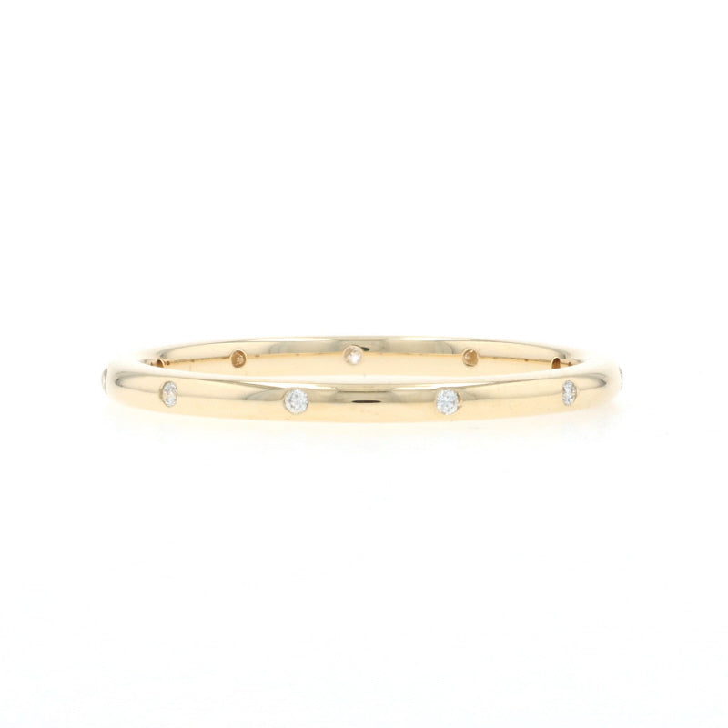 Diamond Band Yellow Gold