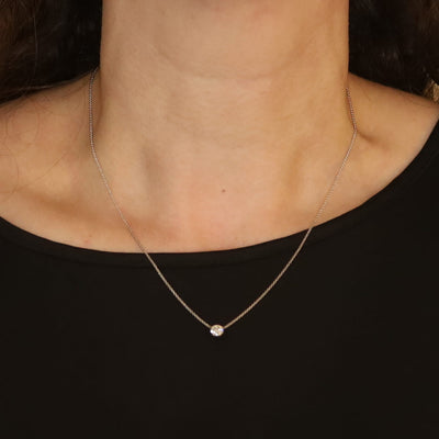 .70ct Diamond Pendant Necklace White Gold
