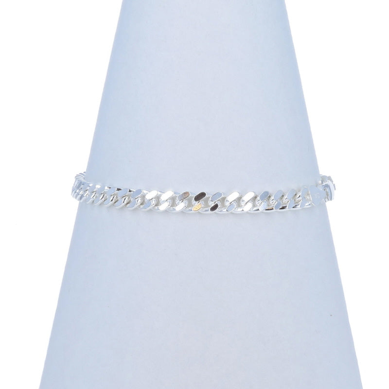 Men's Curb Bracelet Sterling Silver