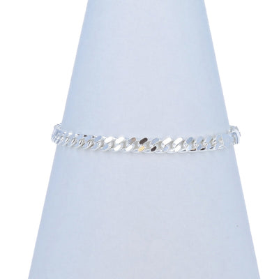 Men's Curb Bracelet Sterling Silver