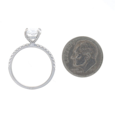 2.33ctw Diamond and Diamond Ring White Gold