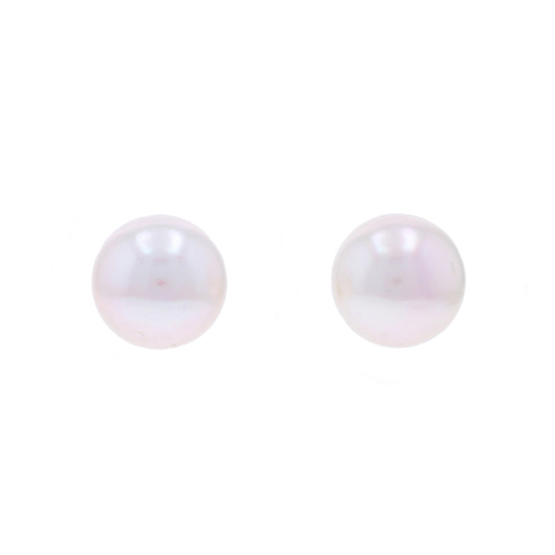 Cultured Akoya Pearl Earrings Yellow Gold