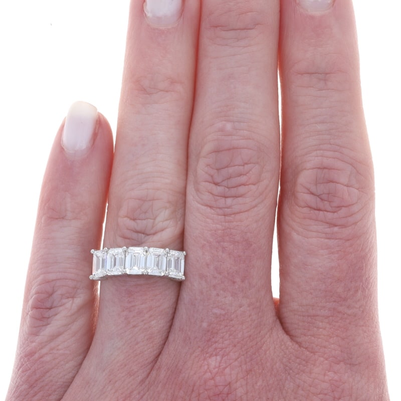 Diamond Women's Band White Gold