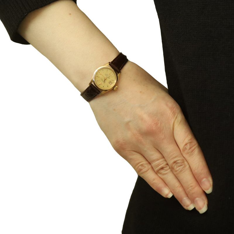 Rolex Lady-Datejust Ladies Watch 6517 Yellow Gold Automatic