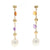 Marco Bicego Freshwater Pearl and Citrine Earrings Yellow Gold