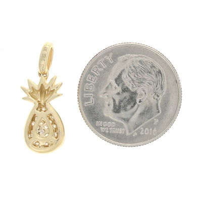 .16ctw Diamond Pendant Yellow Yellow Gold