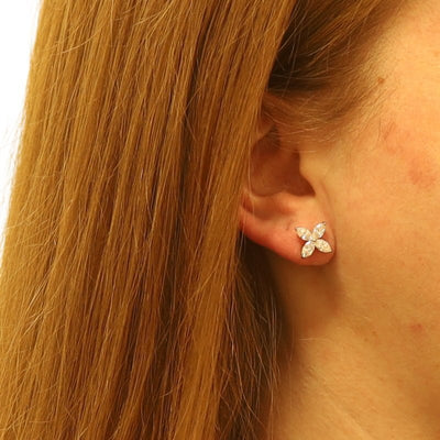 1.94ctw Diamond Women's Earrings White Gold