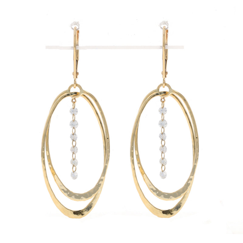 .60ctw Diamond Earrings Yellow Gold