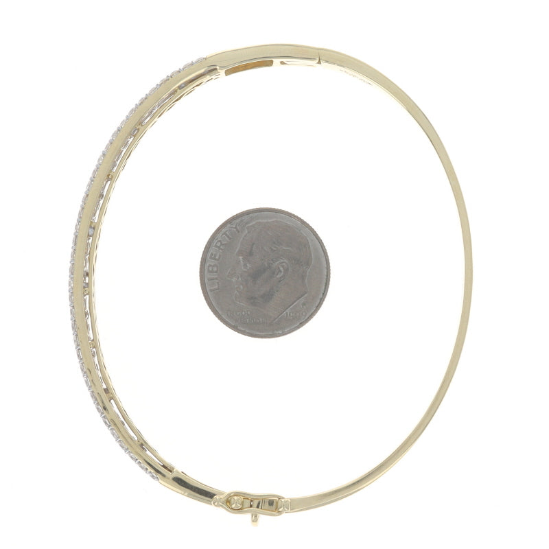 3.77ctw Diamond Bracelet Yellow Gold