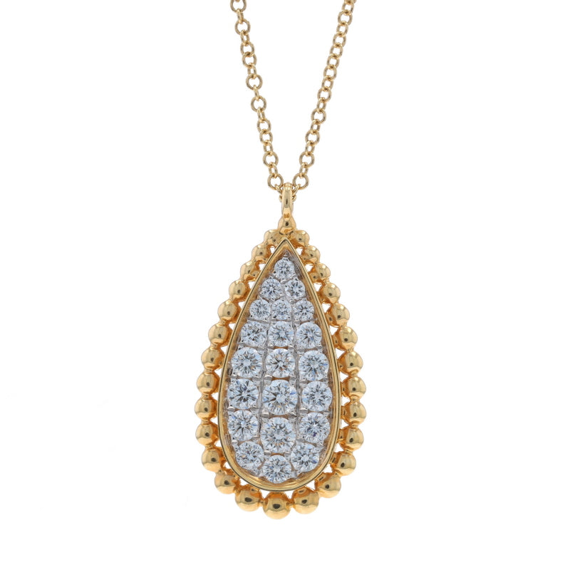 .67ctw Diamond Pendant Necklace Yellow Gold