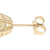 1.87ctw Diamond Earrings Yellow Gold