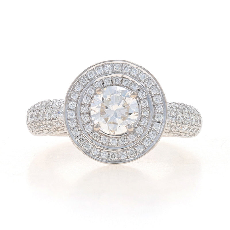 1.55ctw Diamond and Diamond Ring White Gold