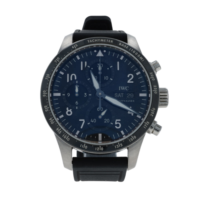 IWC Pilot Chronograph Mens Watch IW388305 Titanium Automatic