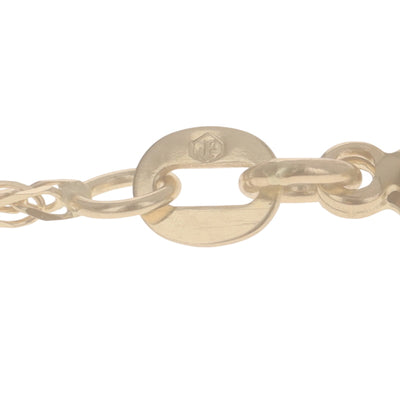 Diamond Cut Wheat Chain Necklace Yellow Gold