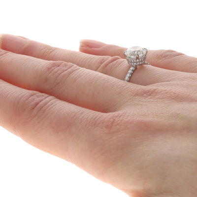 2.43ctw Diamond and Diamond Ring White Gold