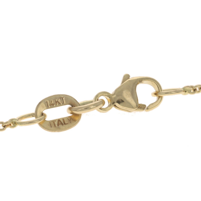 Cable Chain Necklace Yellow Gold