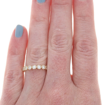 1.00ctw Diamond Women's Band Yellow Gold