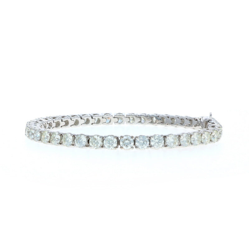 10.07ctw Diamond Bracelet White Gold